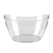 Pourwell - Secchiello Refrigerante per Champagne e Vino  - Trasparente - Grande