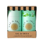 Sal de Ibiza - Sale Marino Puro e Sale Marino con Erbe Mediterranee in Scatola Regalo 