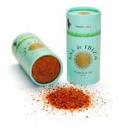Sal de Ibiza - Spargisale di Sale Marino al Barbecue Affumicato - 70 Grammi