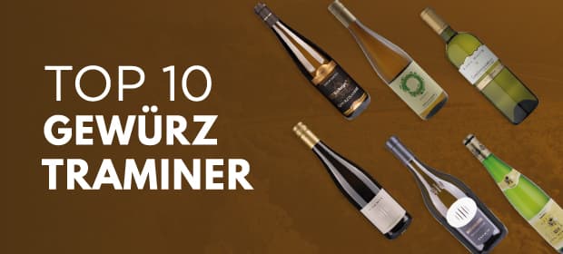 Top 10 vini Gewürztraminer